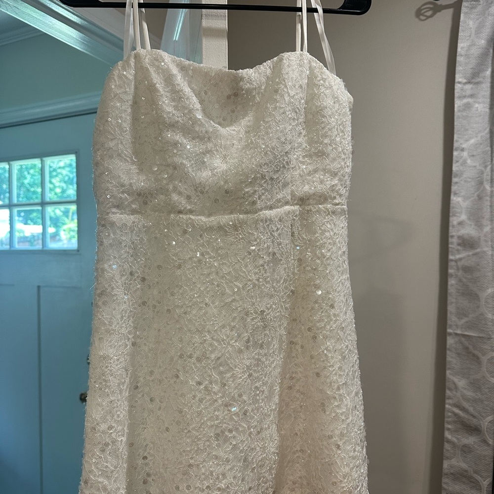 Windsor White Mesh Dress